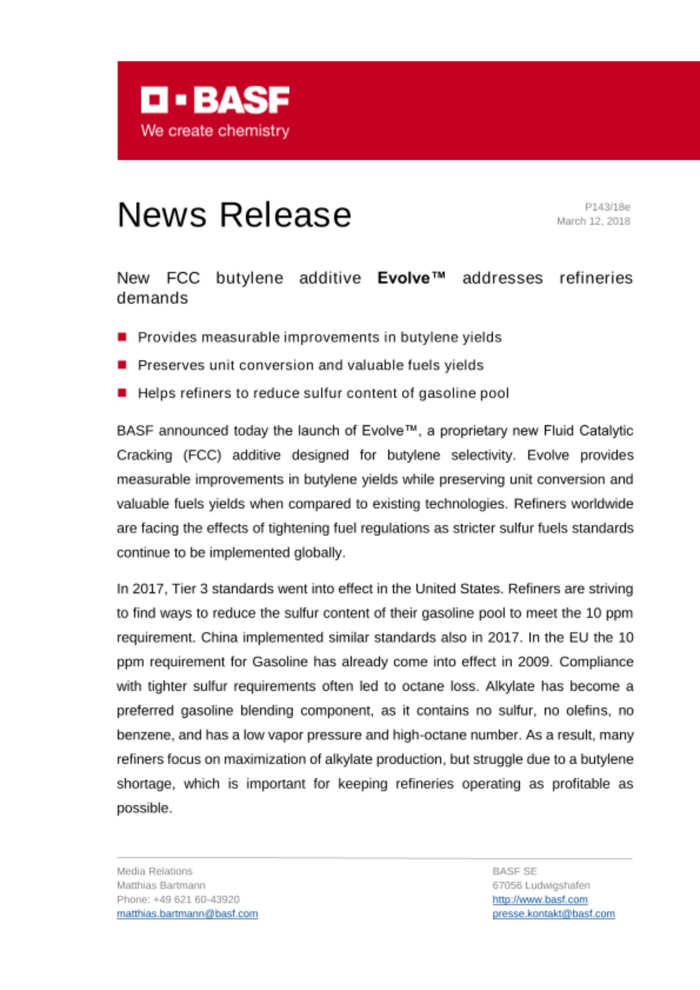 News Release News Release